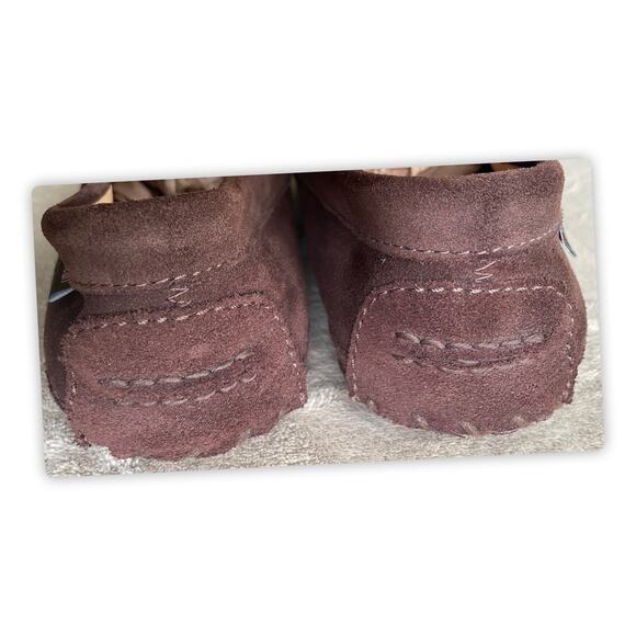 LL Bean Wicked Good Slippers Slip On Leather Moccasin Brown Shoes Men\'s Size 10M